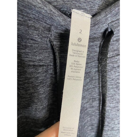 Lululemon Ready To Rulu Pant 29" Heathered Navy / Black-sz 2 - Picture 2 of 12
